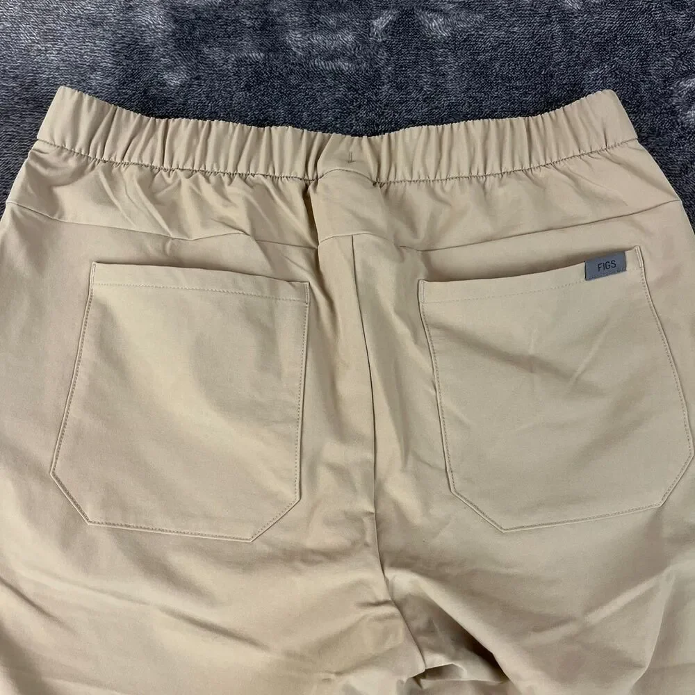 Figs Pro Slim Scrub Trouser Black Pants Men's S Brown NWT Nylon Spandex